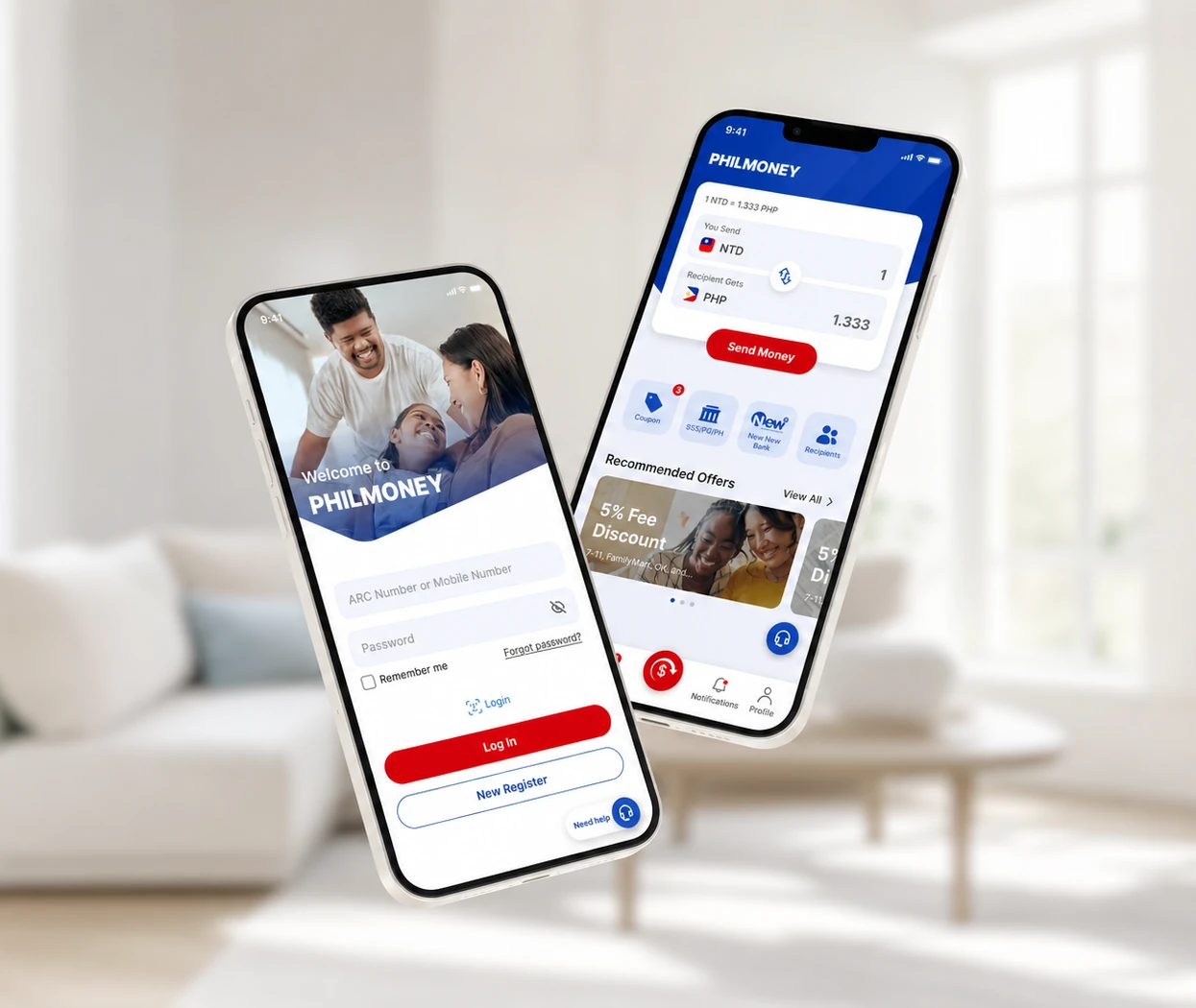 東聯互動｜移工小額匯兌 APP 改版設計